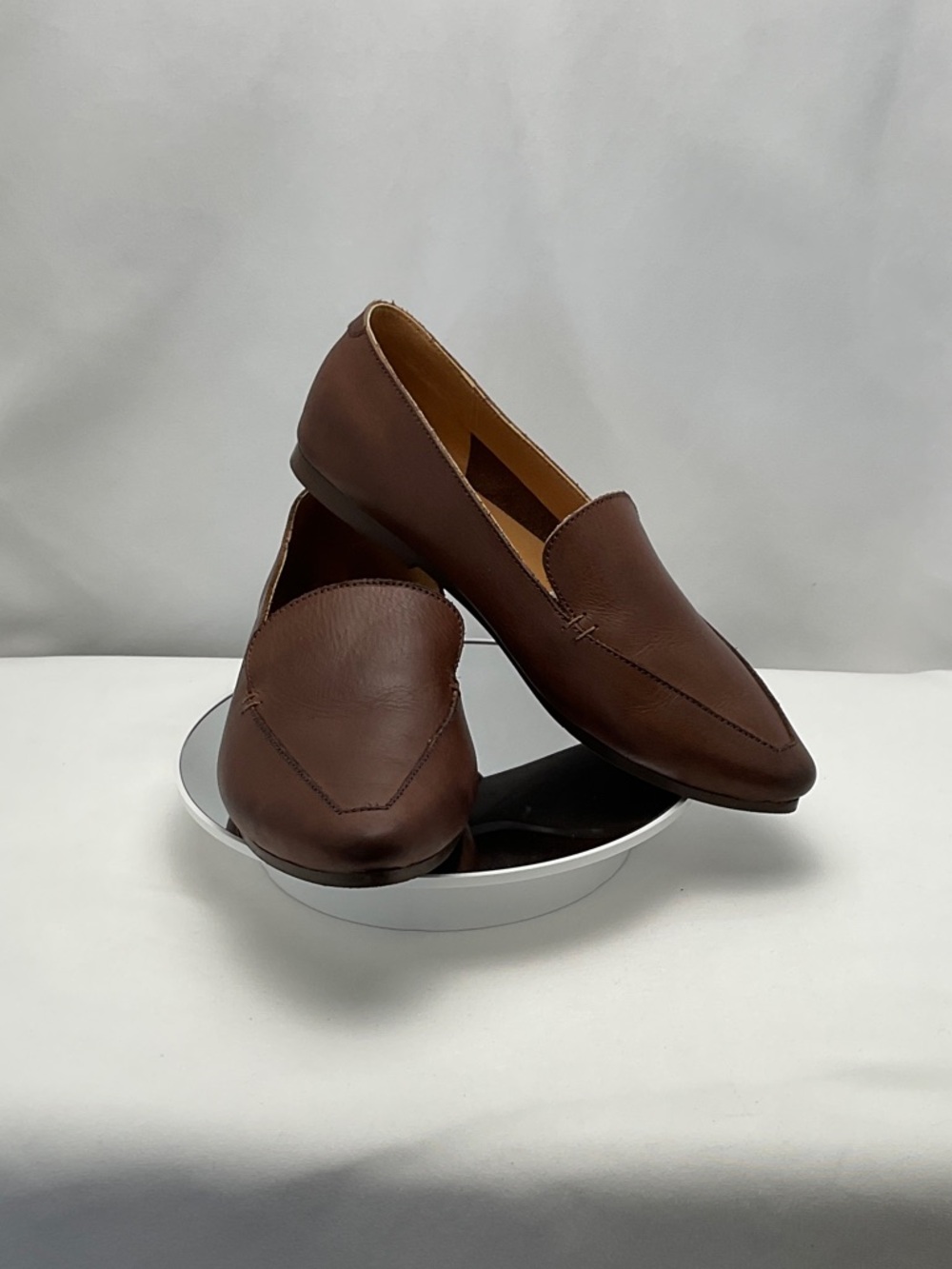 Adelina & Co Women’s 7 Calle Brown Loafer Slip-On Driving #0284